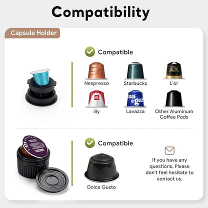 Portable Espresso Machine Mini 12V Rechargeable 3-in-1 Multi-Function Electric Coffee Machine One Key Extraction Compatible with NS & DG Capsules and Ground Coffee for Office Home (White)