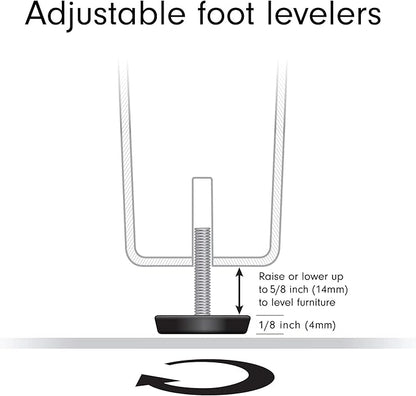 Ada 32" Wide Round Coffee Table in Blackened Bronze