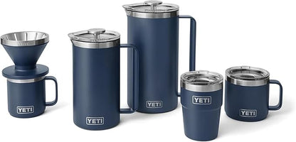 YETI Pour Over Coffee Maker Accessory Ramblers, Designed for Perfect Coffee Extraction Anywhere, Stainless Steel, fits any V60 Filter, Cape Taupe