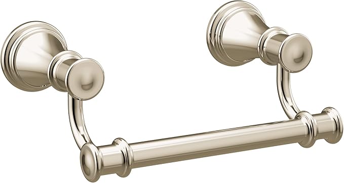 Moen YB6408NL Belfield Pivoting Toilet Paper Holder, Polished Nickel