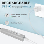 Load image into Gallery viewer, Milk Frother Handheld for Coffee, Electric Whisk 3 Speed Adjustable, Drink Mixer with Stainless 3 Whisks, Rechargeable Hand Frother Wand, Foam Maker for Latte Cappuccino Matcha Egg Silver