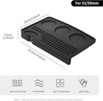 Load image into Gallery viewer, Espresso Tamping Mat for Counter - Ultra Thick Silicone Tamper Mat Coffee Bar Mat, 9.6''×5.9'' Espresso Mat for Countertops,Fits for Baristas Home Kitchen Bar, Waterproof