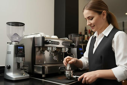 YOLOYO 41mm Dosing Funnel Specially for La Marzocco 1 Cup 7g Single Basket and VST 7g Basket, Precisely Manufactured Stainless Steel Espresso Dosing Funnel