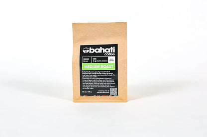 Kenya AA Grade Roasted Arabica Coffee Beans from Great Rift Valley - 100% Pure Arabica Coffee Roasted Beans (Medium Roast Ground Coffee, 340 g)