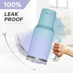 Load image into Gallery viewer, COKTIK 40 oz Tumbler With Handle and Straw Lid, Vacuum Insulated Travel Coffee Mug Stainless Steel Insulated Cup for Beverages, Leak-proof, Cupholder Friendly (Sweet Candy)