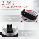 Load image into Gallery viewer, SANDJEST Nurse Gifts I Will Stab You Tumbler with Handle 40oz Stainless Steel Insulated Coffee Cup Funny Nurse Week Present, Nursing School Graduation, Appreciation Gifts for RN Nurses