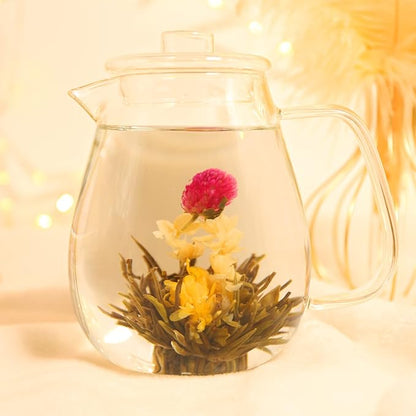 FullChea - Blooming Flowering Tea, 12 Unique Varieties - Flowering Tea in 12 Delicious Fruit Flavors - Gift For Tealovers, Christmas, Anniversary, Valentine, Birthday