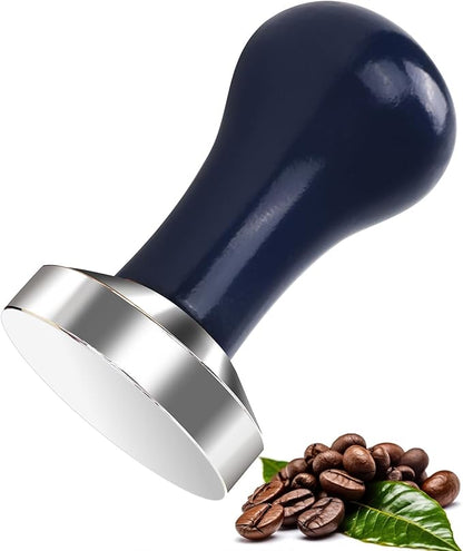 51mm Espresso Tamper, Premium Barista Coffee Tamper, Espresso Hand Tampers For Espresso Machine Accessories， Blue
