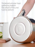 Load image into Gallery viewer, Whistling Stovetop Tea Kettle,Food Grade 316 Stainless Steel,Hot Water Fast to Boil,Stovetop Kettle with Ergonomic Handle,3.1 Quart Capacity