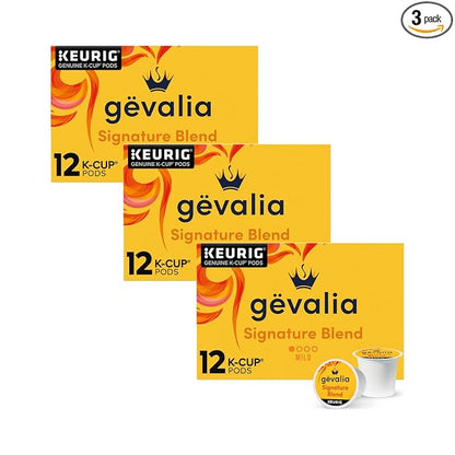 Gevalia Signature Blend Mild Roast K-Cup® Coffee Pods, 10 CT (Pack of 3)