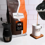 Load image into Gallery viewer, Fresh Roasted Coffee, Octane, 5 lb, Dark Roast, Kosher, Whole Bean