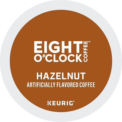 Eight O'Clock Coffee Hazelnut Keurig Single-Serve K-Cup Pods, Medium Roast Coffee, 96 Count