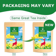 WT WEETEE Decaf Green Tea with Lemon Flavor, Decaffeinated Lemon Green Tea Bags 100 Count, Refreshing & Soothing, Super Antioxidant, Drink Whole Day