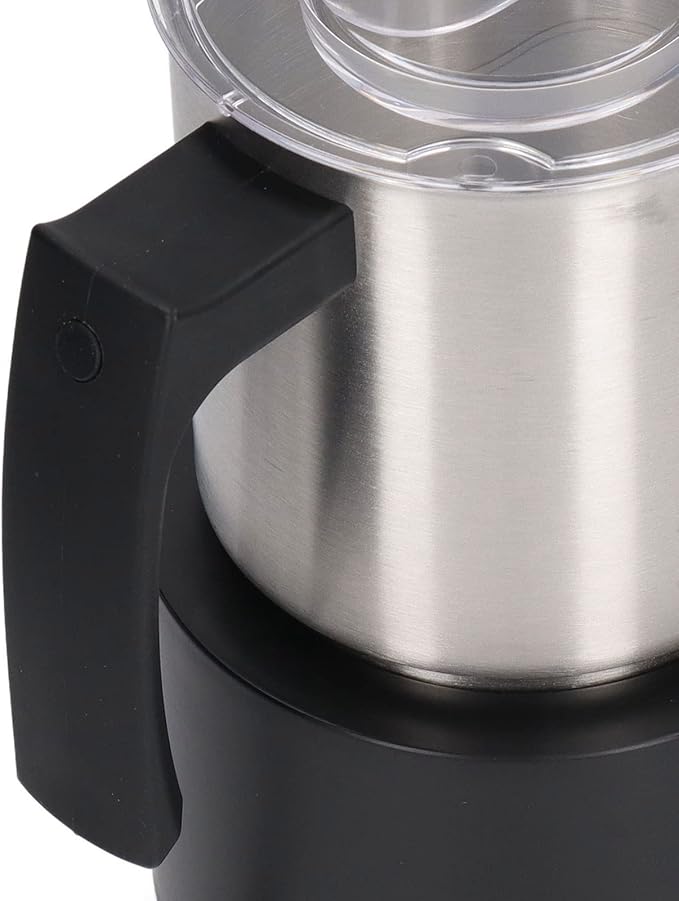 Electric Milk Frother Energy Saving EU Plug 220-240V Compact Stainless Steel Jug Automatic Milk Frother for Home Hot Chocolate (Black)