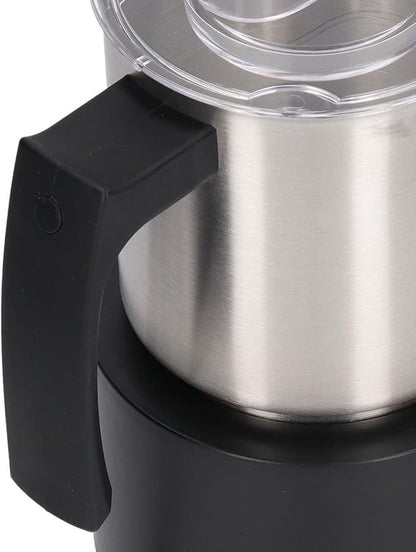 Electric Milk Frother Energy Saving EU Plug 220-240V Compact Stainless Steel Jug Automatic Milk Frother for Home Hot Chocolate (Black)