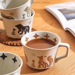 Load image into Gallery viewer, Ceramic Coffee Mug, 12 oz Mug Black Bear Set of 1, Novelty Cup with Handle, Stoneware Fun Cup for Coffee Milk Tea Mocha Latte Cappuccino Espresso Adorable Bear, Microwave Dishwasher Safe