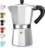 Load image into Gallery viewer, 12 Cup Aluminum Espresso Stovetop Moka Pot Express Coffee Maker Percolator Italian Classic Mocha Coffee Machine for Italian and Cuban Cafe Brewing for Home &amp; Camping 600ml 20oz