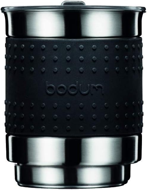 Bistro 13.5oz Bistro Barista Electric Milk Frother, Automatic Temperature Control, Boil-Dry Protection, White