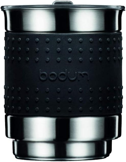 Bistro 13.5oz Bistro Barista Electric Milk Frother, Automatic Temperature Control, Boil-Dry Protection, Black