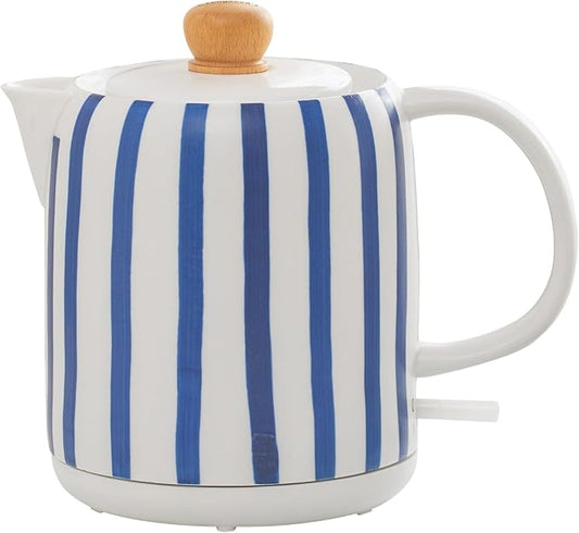 1.0-Liter Ceramic Electric Kettle, 1000W Rapid Boil, Tea Kettles Pot & Hot Water Boiler For Coffee & Tea, Teapot Auto Shut-Off, Boil-Dry Protection