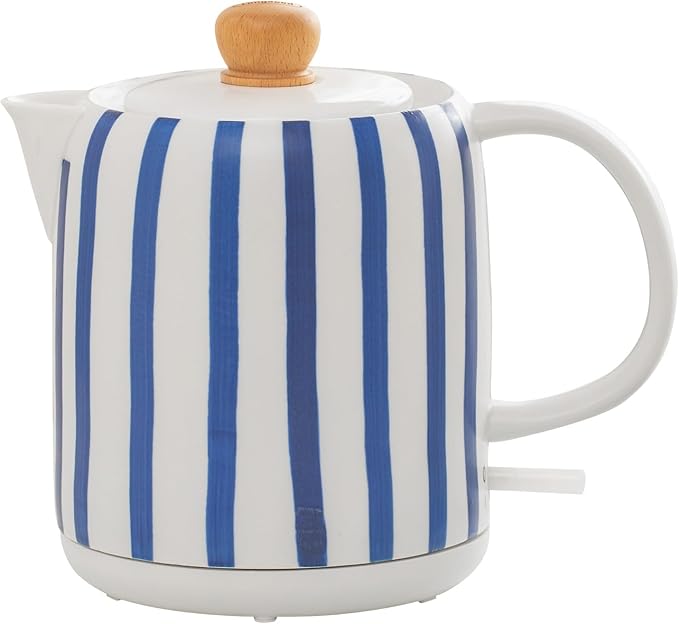 1.0-Liter Ceramic Electric Kettle, 1000W Rapid Boil, Tea Kettles Pot & Hot Water Boiler For Coffee & Tea, Teapot Auto Shut-Off, Boil-Dry Protection