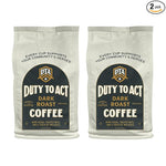 Load image into Gallery viewer, Duty to Act Dark Roast Ground Coffee, 2 lbs (Pack of 2)