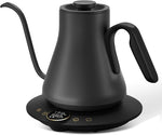 Load image into Gallery viewer, Cocinare FLOW B9 Gooseneck Electric Kettle, Precise Temperature Control for Pour-Over Coffee &amp; Tea Brewing, Stainless Steel Interior, Rapid Heating for Boiling Water, 1500W/0.9L Matte Black