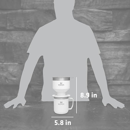 Stanley Classic The Perfect-Brew Pour Over Gift Set Elevate Your Coffee Experience with Precision Pouring and Timeless Style | 20oz/12oz | Polar