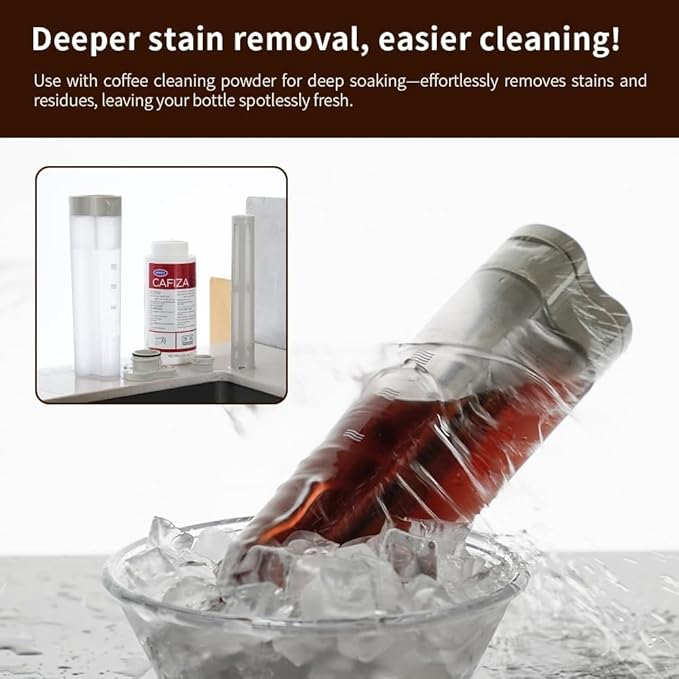 watchget 600ml/20oz Portable Cold Brew Coffee Maker with 300-Mesh Fine Filter & Airtight Seal, Leak-Proof Geometric Petal Design for Home Use, Iced Tea and Coffee Brewer Space Saving Pitcher