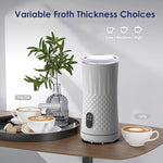 Load image into Gallery viewer, Milk Frother, Elec3 4 in 1 Electric Frother and Steamer 8.1oz/240ml Milk Warmer Coffee Foamer, Automatic Warm and Cold Foam Maker for Latte,Cappuccino,Macchiato,Chocolate