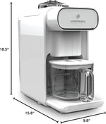 Load image into Gallery viewer, ChefWave Milkmade Non-Dairy Milk Maker – 6-in-1 Plant-Based Milk Machine for Almond, Oat, Soy, Cashew, Coconut &amp; Macadamia – No Soaking, Auto-Clean, Delay Start, Glass Pitcher – White