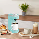 Load image into Gallery viewer, CHULUX Mini Coffee Maker for K Capsule, Single Serve Coffee Maker for One Cup Americano, Lightweight Pod Coffee Machine, Aqua