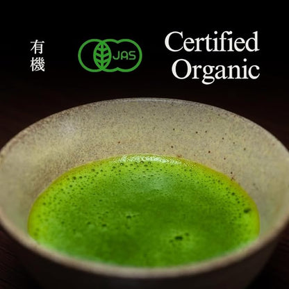YEDOENSIS Pure Ceremonial Matcha "Somei-Yoshino" - Organic Japanese Green Tea Ceremonial Matcha Powder, JAS Certified Organic Vegan Gluten-Free (40g)