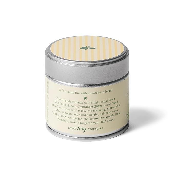 Nami Okumidori First Harvest Matcha – 30g | USDA Organic, Smooth & Vibrant Green Tea Powder | Antioxidant-Rich, L-Theanine for Calm Energy