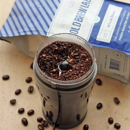 Cold Brew Organic Coffee Beans, Colombian Supremo, Dark Roast, 1 LB, Whole Bean Coffee for Cold Brewing