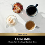 Load image into Gallery viewer, Ninja Pod &amp; Grounds Specialty XL Single-Serve Coffee Maker, K-Cup Pod Compatible, Brews Grounds, Compact Design, Built-In Milk Frother, 68-oz. Reservoir, 6oz. Cup-24oz. Mug Sizes, Denim Blue, PB055ABL