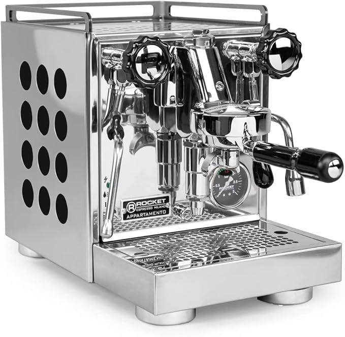 Rocket Espresso Appartamento Espresso Machine | E61 | Heat Exchanger | Black