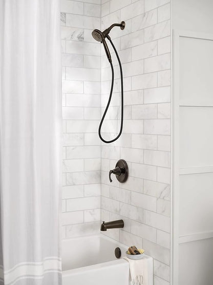 Moen Engage Magnetix Mediterranean Bronze 3.5-Inch Six-Function Detachable Handheld Showerhead with Magnetic Docking System, 26100BRB