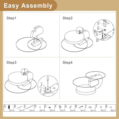 42 Inch Glass Coffee Table，Round Coffee Table with 2-Tier Tempered Glass Tabletop，Easy to Clean Circle Coffee Table with Sturdy Base for Living Room，Office （Wood-Colored Base）