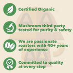 Load image into Gallery viewer, Harmonic Grounds Organic Mushroom Coffee Pods - Medium Roast Coffee with Lion's Mane, Reishi, Chaga, Cordyceps &amp; Turkey Tail - Compatible with Keurig K-Cup Brewers - 34 Count