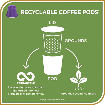 Don Francisco's Organico Espresso Pods: 80 Dark Roast Aluminum Capsules, Intensity 7, Compatible with Nespresso Original Line Machines - Bold Cuban-Style coffee with Caramel Notes