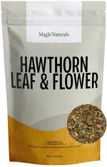 Load image into Gallery viewer, MagJo Naturals, Hawthorn Leaf and Flower (1 Pound), Wild-Crafted, Cut and Sifted, Dried Loose Leaf, Makes crisp cup of Hawthorn Tea, Hawthorne Leaves and Herb