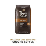 Load image into Gallery viewer, Peet's Coffee, Dark Roast Ground Coffee - French Roast 28 Ounce Bag