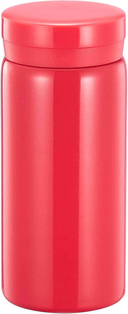 Mini Thermos Cute Water Bottle - 7 oz Tiny Insulated Vacuum 18/10 Stainless Steel Small Flask - Leak Proof & Spill Proof & Keeps Cold and Hot for Drink, Coffee, Tea - Rose Red