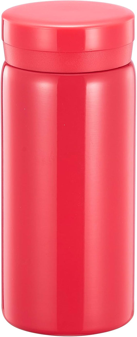 Mini Thermos Cute Water Bottle - 7 oz Tiny Insulated Vacuum 18/10 Stainless Steel Small Flask - Leak Proof & Spill Proof & Keeps Cold and Hot for Drink, Coffee, Tea - Rose Red