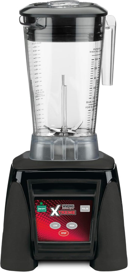 Waring Commercial MX1050XTX 3.5 HP Blender with Electronic Keypad Controls, Pulse Feature and a 64 oz. BPA Free Copolyester Container, 120V, 5-15 Phase Plug