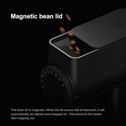 TIMEMORE Sculptor 064S Flat Burr Coffee Bean Grinder, Electric Espresso Grinder with Stepless Coarseness Adjustment, Suitable for Pour over, French Press, Cold Brew - Black