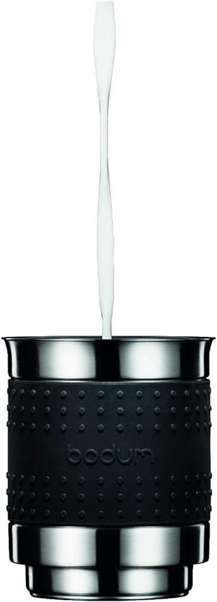 Bistro 13.5oz Bistro Barista Electric Milk Frother, Automatic Temperature Control, Boil-Dry Protection, Black