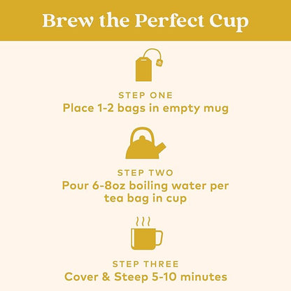 Organic India Purely Chamomile Tea- Regenerative Organic Chamomile Flowers, Caffeine Free, Calming & Relaxing Herbal Tea, Pure Chamomile, Natural Support for Sleep & Relaxation- 18 Tea Bags, Pack of 6