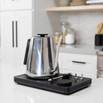 Load image into Gallery viewer, DJ Electric Gooseneck Kettle for Pour Over Coffee &amp; Tea - Water Boiler - Turntable Design - Quick Heating &amp; Temperature Control - Stainless Steel
